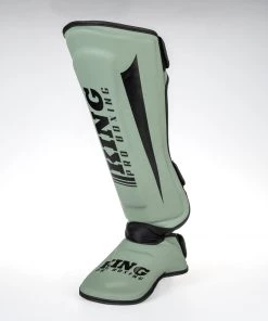 King Pro Boxing Shinguards Revo 5 - Khaki