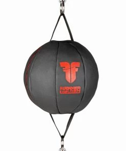 Fighter Punch Ball With Base MF-PRO - Black/red