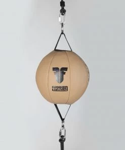 Fighter Punch Ball With Base MF-PRO - Beige/black TRAINING