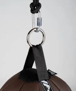 TRAINING Fighter Punch Ball With Base MF-PRO - Brown/gold