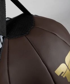 TRAINING Fighter Punch Ball With Base MF-PRO - Brown/gold