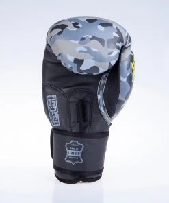 Fighter Boxing Gloves SIAM - Grey Camo, FBG-003C