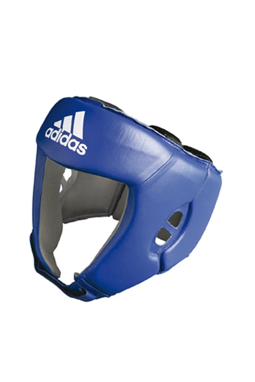 Adidas PROTECTION AIBA Boxing Head Guard - Blue, AIBAH1-B 3 Adidas PROTECTION AIBA Boxing Head Guard - Blue, AIBAH1-B