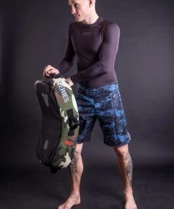 Fighter Kicking Shield - MULTI GRIP - Tactical Series - Black/camo, FKSH-14 TRAINING