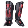 Fighter Shinguards Thai Ergo - Black/red, FSG-004BR PROTECTION