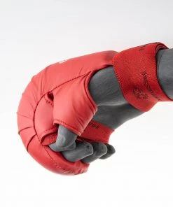 Hayashi Karate Fist Protector TSUKI With Thumb (WKF Approved) - Red, 238