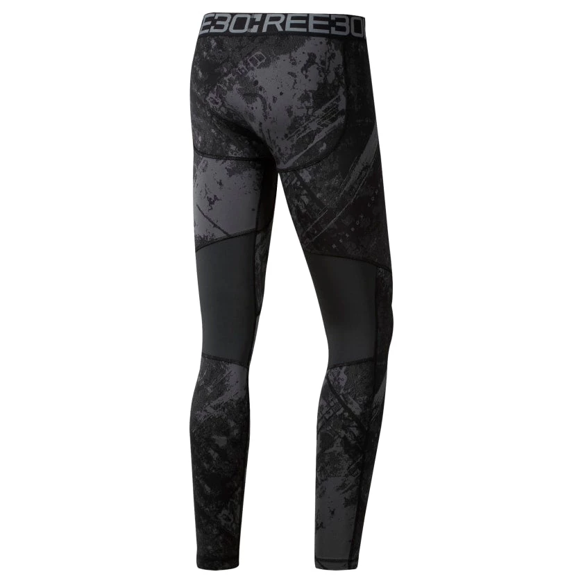 Pants Reebok Jacquard Tights - Black, DU4975 4 Pants Reebok Jacquard Tights - Black, DU4975