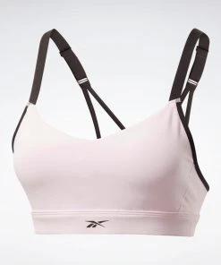 Reebok Hero Medium - Impact Strappy Bra - Pink, FK5339