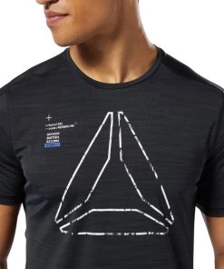 Training T-Shirts Reebok Training Activchill Tee - Black, DU3933