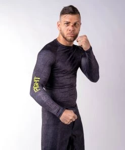 Rash Guard Fighter - Life Is A Fight - Grey, FRG-13 20 Rash Guard Fighter - Life Is A Fight - Grey, FRG-13