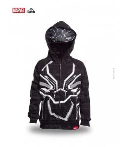 Daedo Hoodie With Mask Black Panther - Black, MARV50621 Hoodies