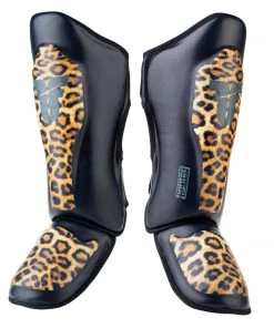 PROTECTION Fighter Shinguards Thai Jungle Series - Leopard, JE1573LE