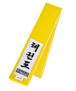 Fighter Taekwondo ITF Belt - Yellow, FTB-02 Belts