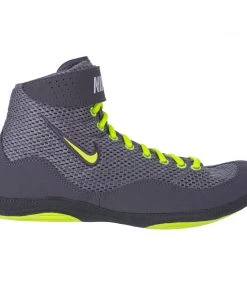Nike Inflict Wrestling Shoes - Black/neon-green, 325256007