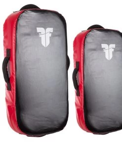 Fighter Kicking Shield - MULTI GRIP - Black/red, FKSH-09 TRAINING