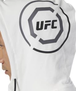 Hoodies Reebok UFC Fight Night Blank Walkout Hoodie - White, CD8586 14 Hoodies Reebok UFC Fight Night Blank Walkout Hoodie - White, CD8586