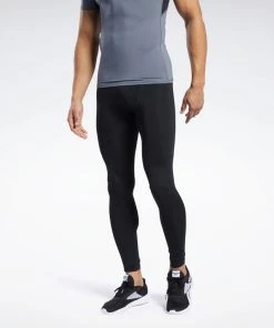 Reebok Workout Ready Compression Tights - Black, FP9107 Pants