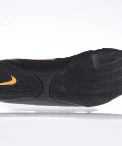 Kids Nike KO Boxing Shoes - Black/gold, 839421001-K