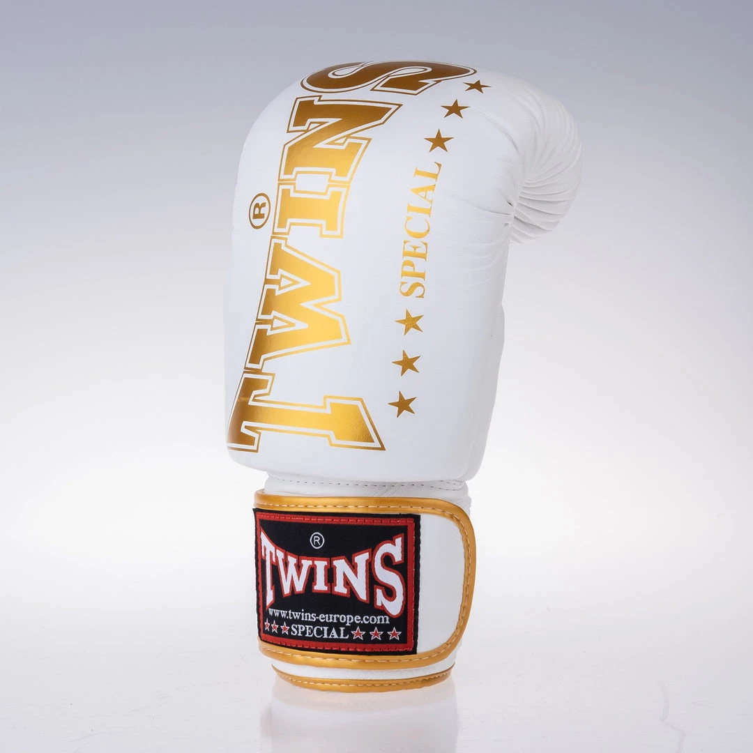 Boxing Gloves Twins - White/gold, BGVL-8-WHITE 4 Boxing Gloves Twins - White/gold, BGVL-8-WHITE