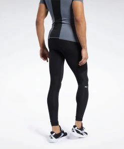 Reebok Workout Ready Compression Tights - Black, FP9107 Pants
