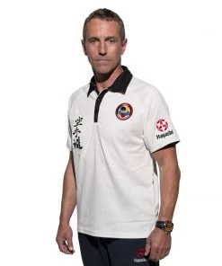 Hayashi WKF Polo Shirt- White, 75112-1 T-Shirts