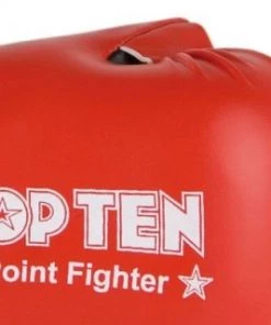 GLOVES Open Hands Top Ten Point Fighter - Red, 2165-4