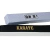 Hayashi Embroidered Karate Black Satin Belt, 058-9 Belts