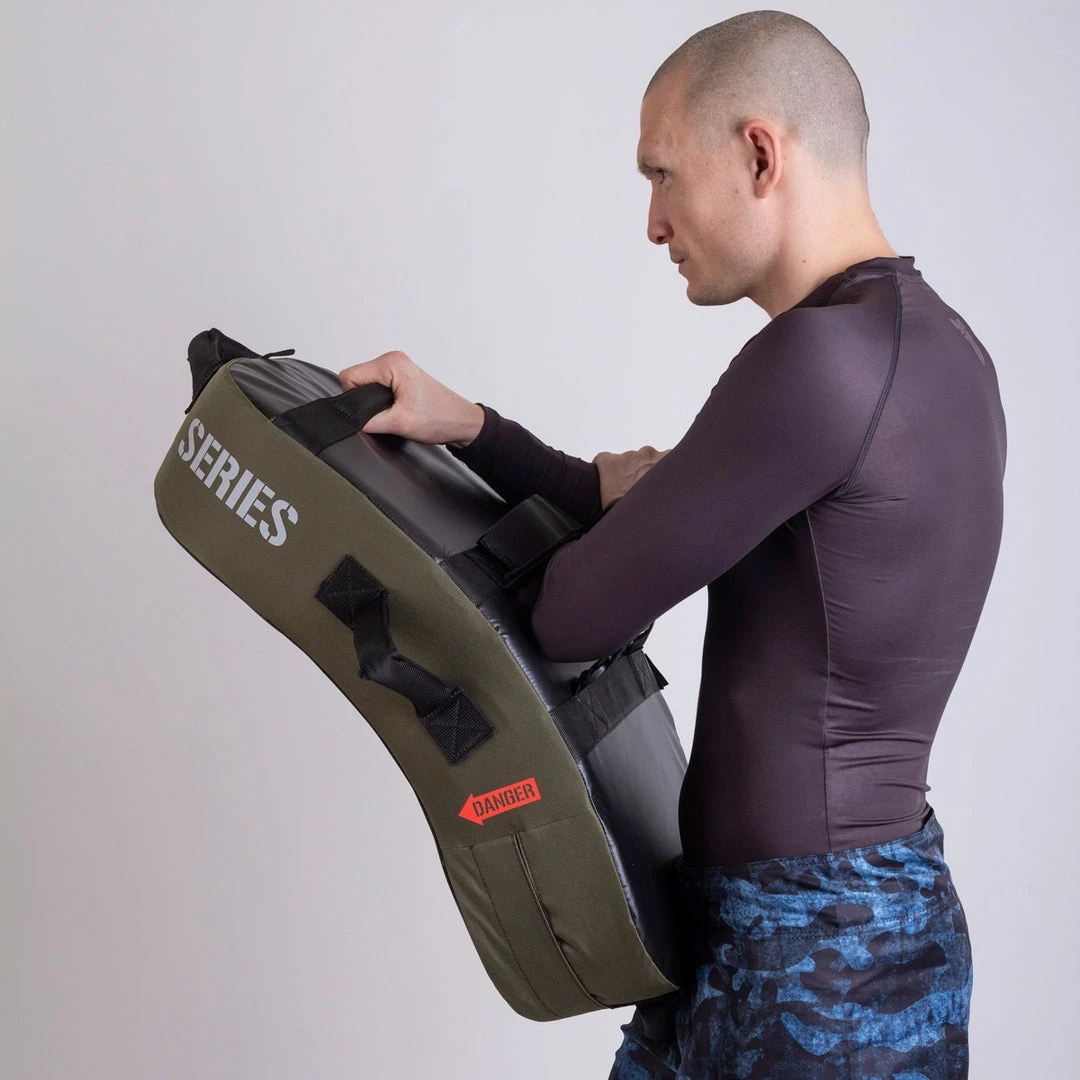 Fighter Kicking Shield - MULTI GRIP - Tactical Series - Army Green, FKSH-15 17 Fighter Kicking Shield - MULTI GRIP - Tactical Series - Army Green, FKSH-15