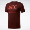 Reebok UFC Logo T-shirt - Bordo, FK2344 2 Reebok UFC Logo T-shirt - Bordo, FK2344