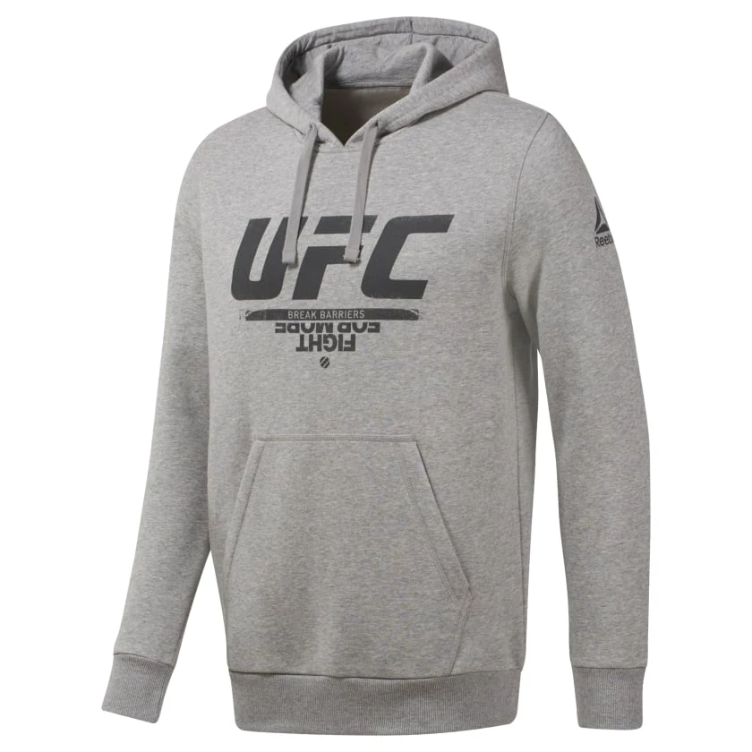 Reebok UFC Fan Hood - Grey, DU4577 Hoodies 3 Reebok UFC Fan Hood - Grey, DU4577 Hoodies