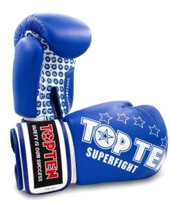 Top Ten Boxing Gloves Superfight Stars - Blue/white, 20411-6