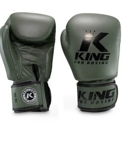 King Pro Boxing - Boxing Gloves Military - Khaki