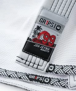 BJJ Uniforms Kimono Grips Cali 99 - White, G10112-WHT