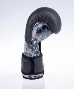 Fighter Boxing Gloves SPLIT- Gray Camo/black, FBG-001C