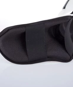 Fighter Shinguards Thai Ergo - White, FSG-004WB 11 Fighter Shinguards Thai Ergo - White, FSG-004WB