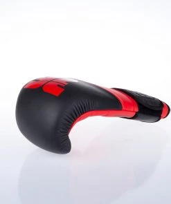 Fighter Boxing Gloves SPLIT-red/black, FBG-001BR