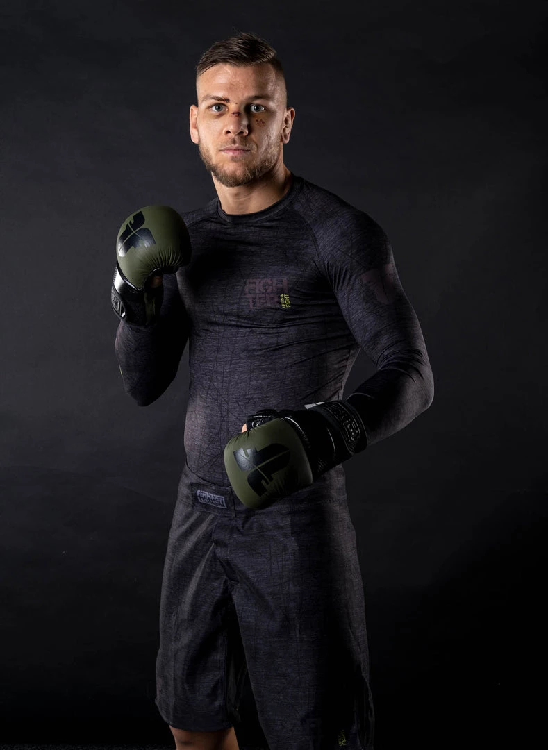 Rash Guard Fighter - Life Is A Fight - Grey, FRG-13 8 Rash Guard Fighter - Life Is A Fight - Grey, FRG-13