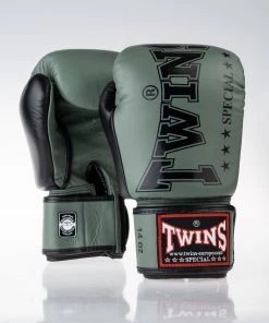 Boxing Gloves Twins - Khaki, BGVL-8-GREEN