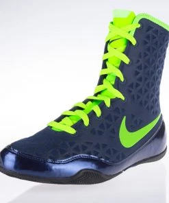 Nike KO Boxing Shoes - Blue/neon Green, 839421413 16 Nike KO Boxing Shoes - Blue/neon Green, 839421413
