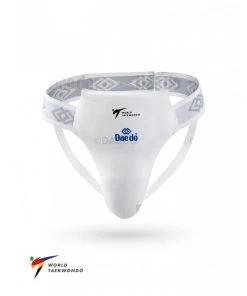 WT Male Groin Guard DAEDO - White, ADITGG01
