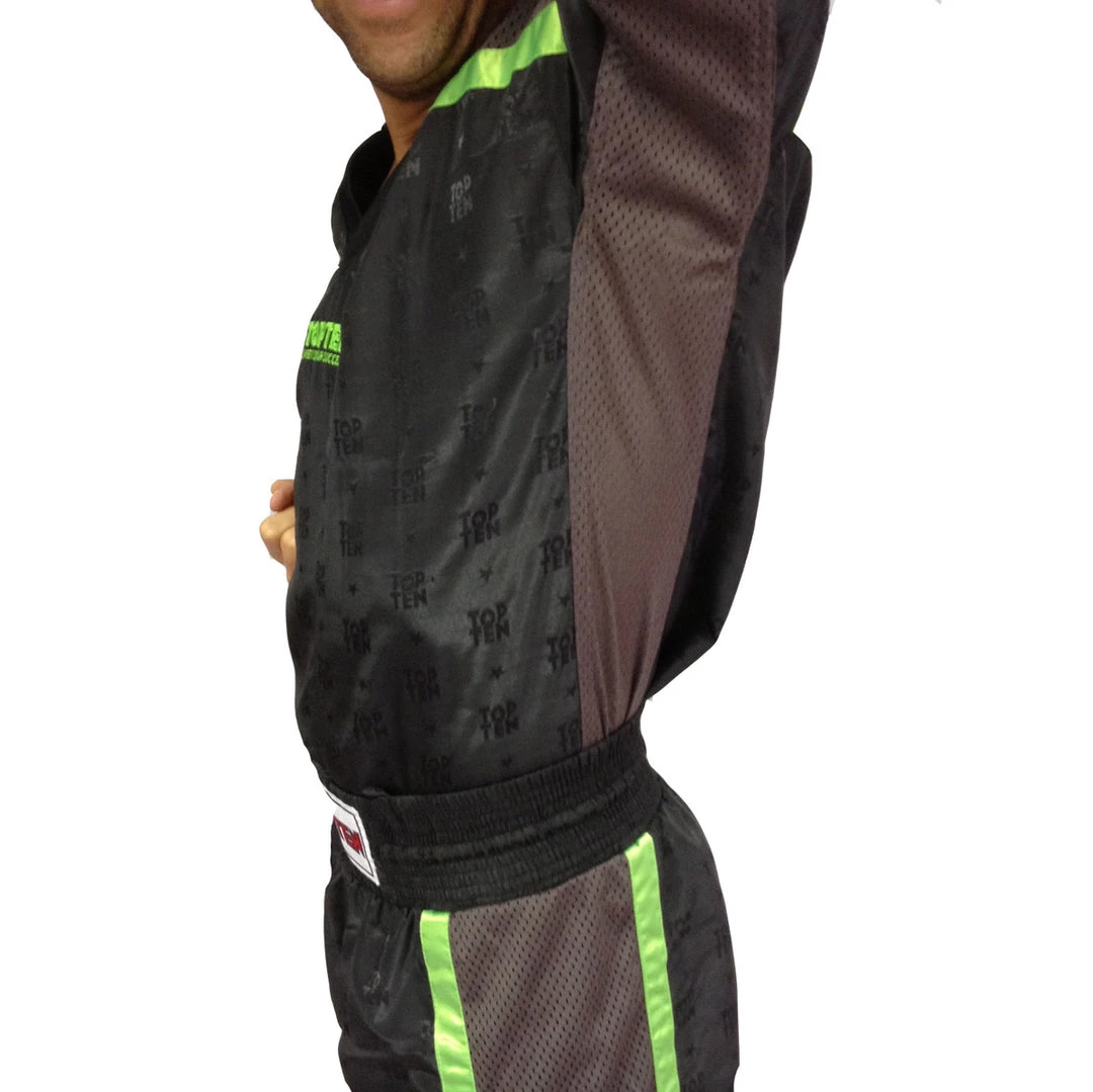 Uniforms Top Ten Mesh Uniform NEON - Black, 1605-5 6 Uniforms Top Ten Mesh Uniform NEON - Black, 1605-5