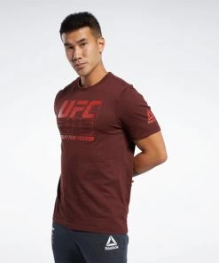 Reebok UFC Logo T-shirt - Bordo, FK2344