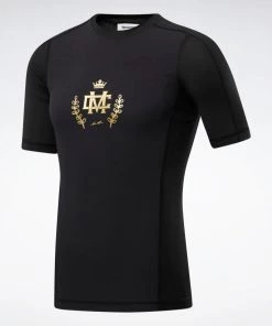 Reebok Combat CMG Rash Guard - Black, FM1494 Rash Guards