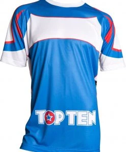 Top Ten Training Tee - Blue/white, 1614-61