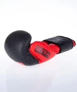 Fighter Boxing Gloves SPLIT-red/black, FBG-001BR