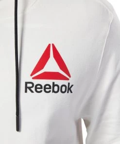 Hoodies Reebok UFC Fight Night Blank Walkout Hoodie - White, CD8586 11 Hoodies Reebok UFC Fight Night Blank Walkout Hoodie - White, CD8586