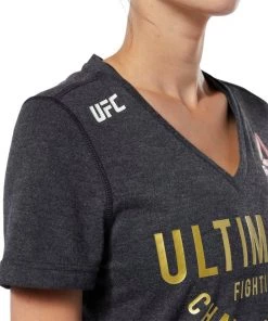 Reebok UFC Fight Night Champ Walkout Jersey - Black, DM5169 T-Shirts