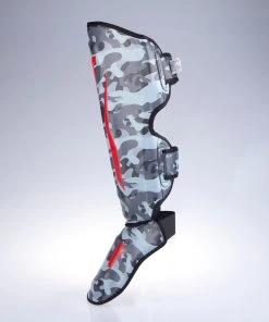 Fighter Shinguards Thai Ergo - Grey Camo, FSG-004GCR 9 Fighter Shinguards Thai Ergo - Grey Camo, FSG-004GCR