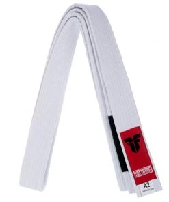 Fighter Belt BJJ - White, FBB-01