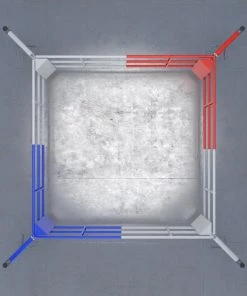 Floor Boxing Ring Fighter With 3 Ropes, BRF-NF TRAINING